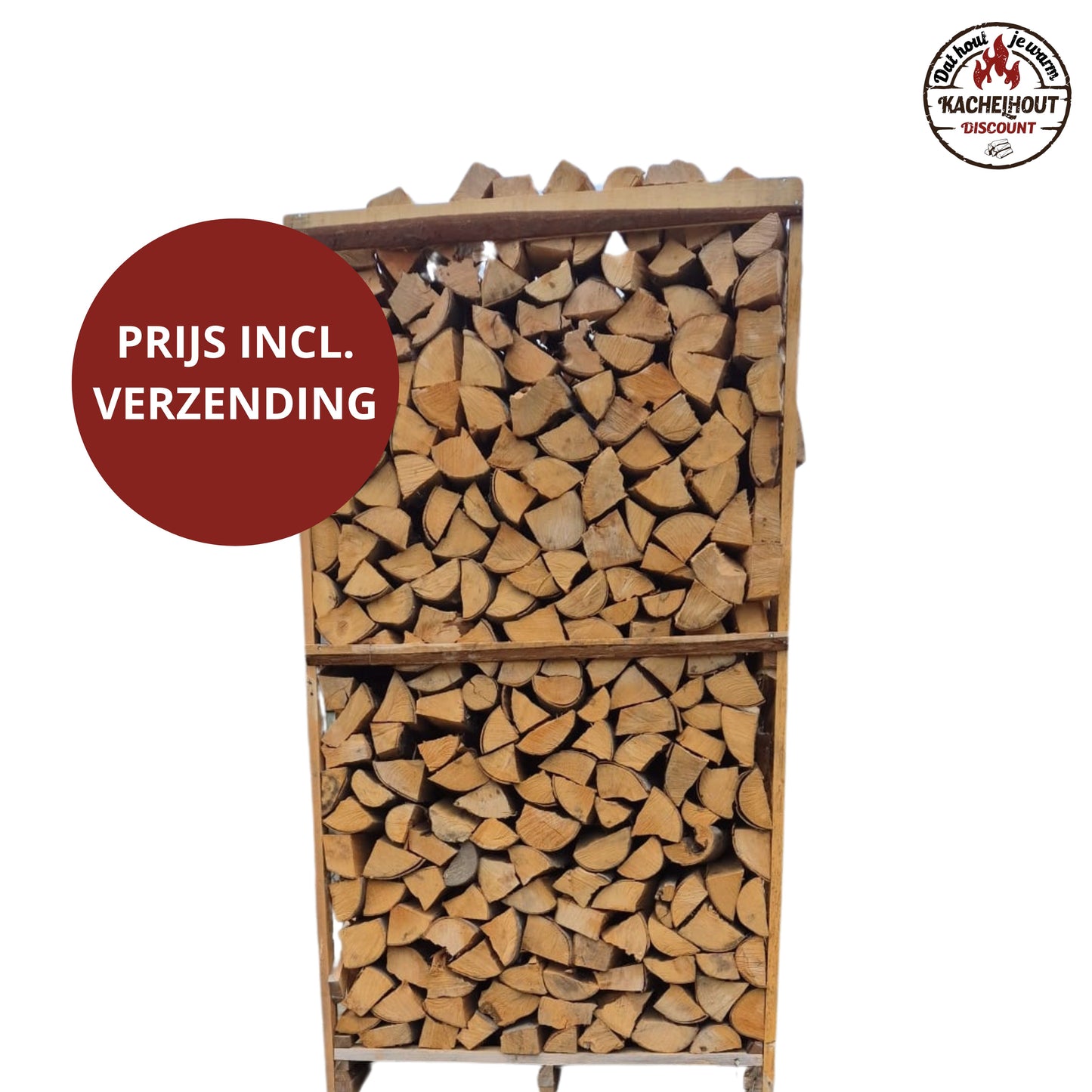 Beukenhout - Kachelhout | 1.9 m³ XL